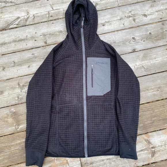 Reversible Patagonia R3 Fleece Jacket Black - Picture 10 of 15